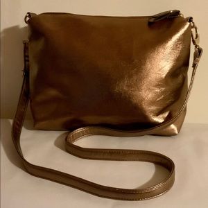 GALIAN New York Metallic Crossbody Bag
